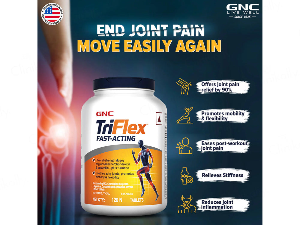 GNC TriFlex Fast-Acting Nutraceutical Tablet