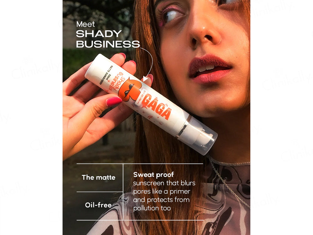 GAGA Shady Business Matte Sunscreen SPF 50 PA++++
