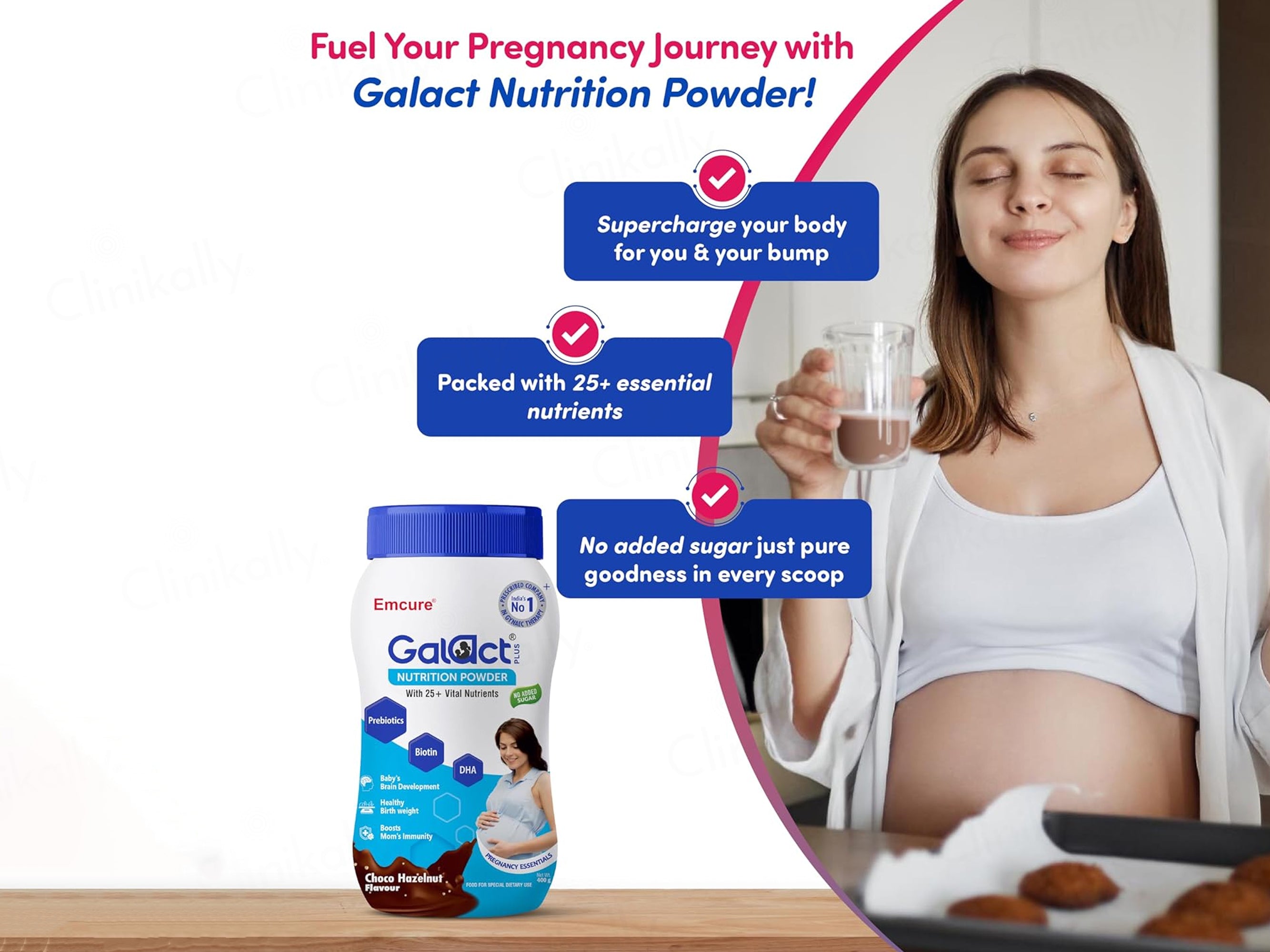 Galact Plus Nutrition Supplement Powder - Choco Hazelnut Flavour