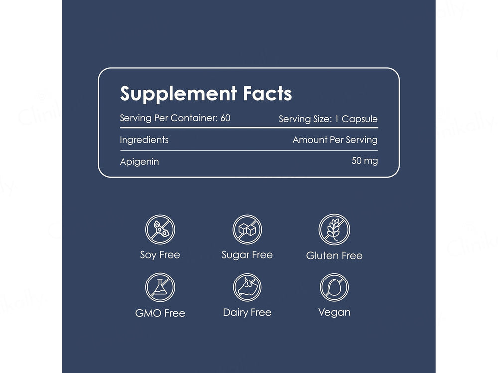 Gataca Apigenin 50mg Vegan Capsule