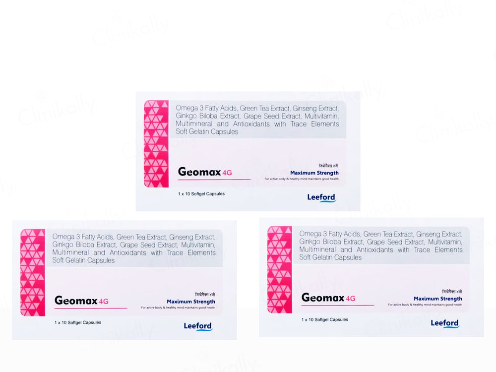 Geomax 4G Soft Gelatin Capsule