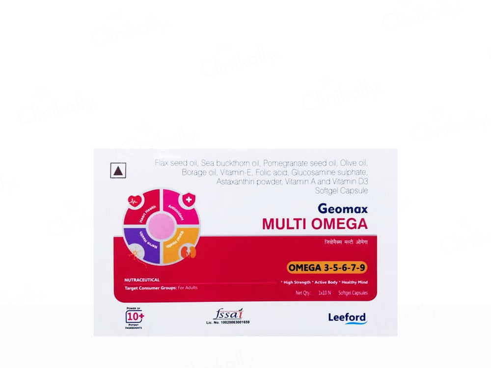 Geomax Multi Omega 3-5-6-7-9 Softgel Capsule