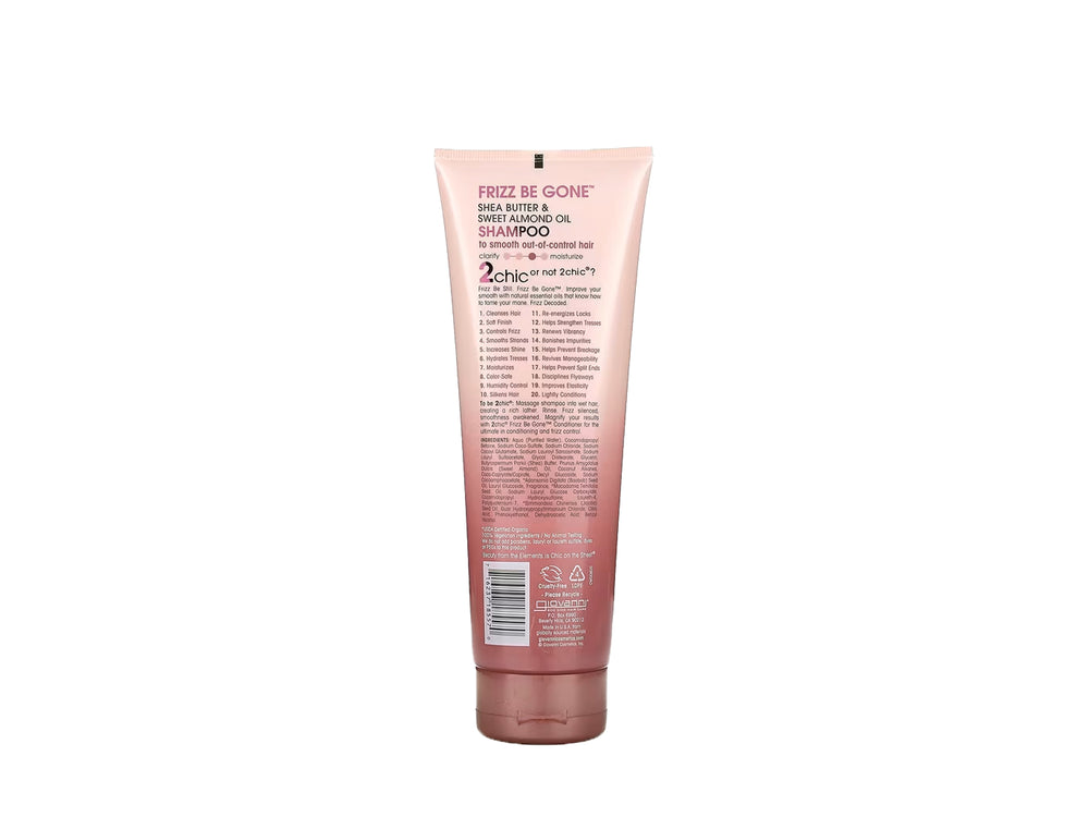 Giovanni 2Chic Shea Butter & Sweet Almond Oil Frizz Be Gone Shampoo