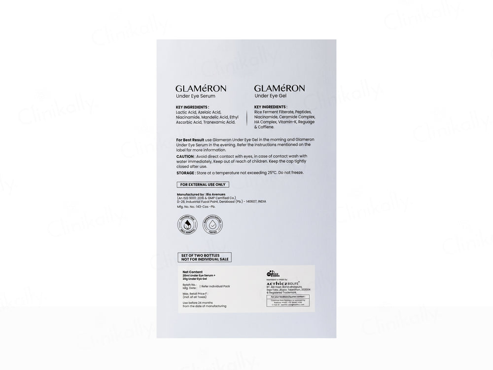Glameron Under Eye Duo Kit