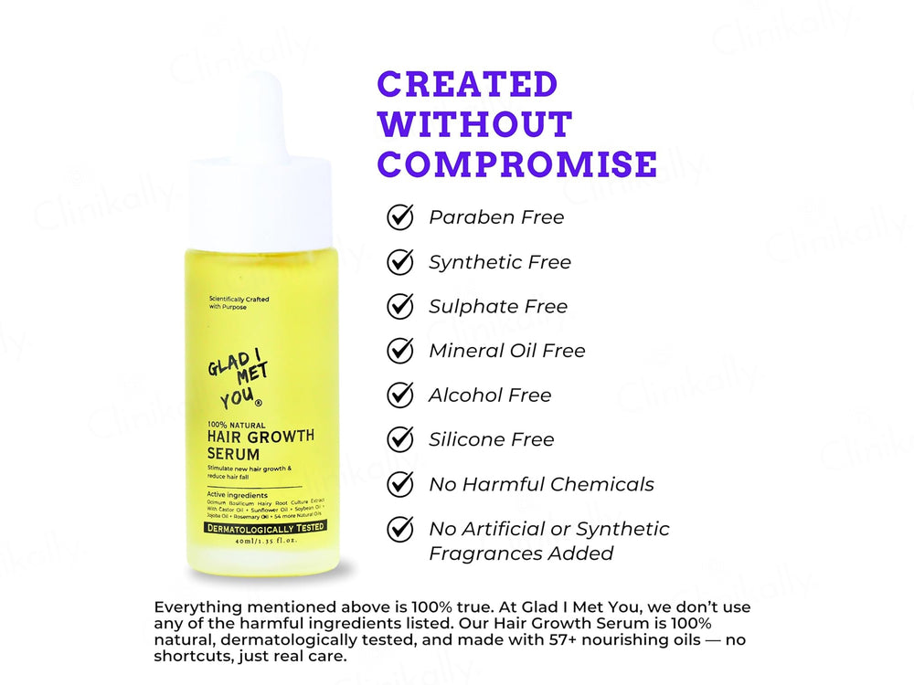 Glad I Met You 100% Natural Hair Growth Serum