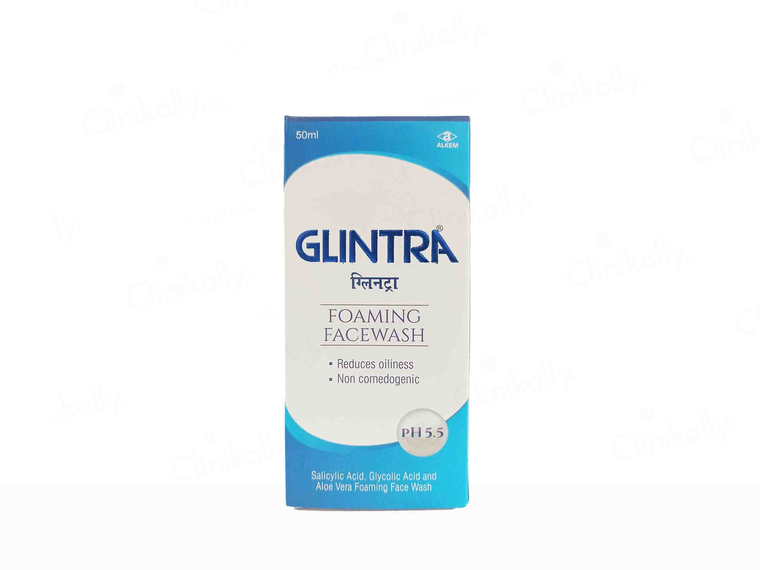 Glintra Foaming Face Wash - Clinikally