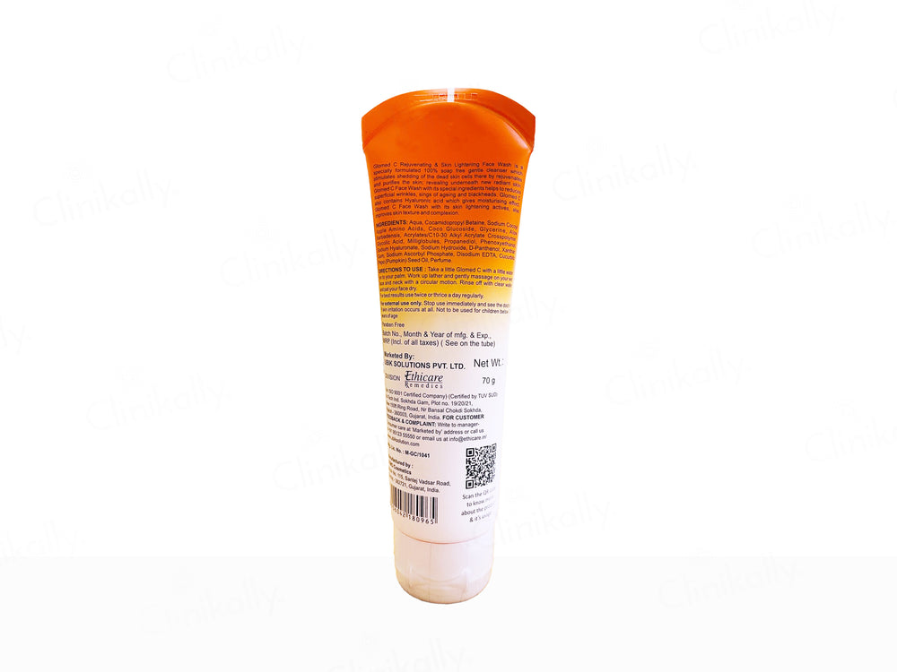 Glomed C Rejuvenating & Skin Lightening Face Wash