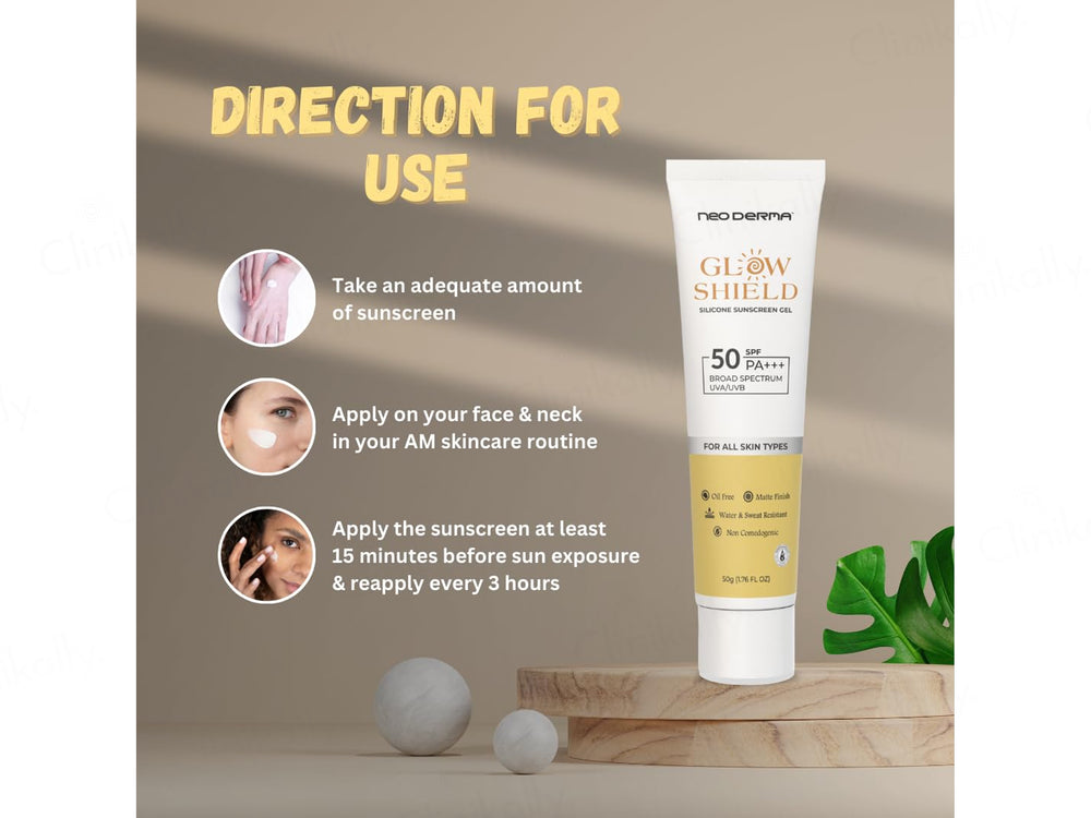 Glow Shield Silicone Sunscreen Gel SPF 50 PA+++