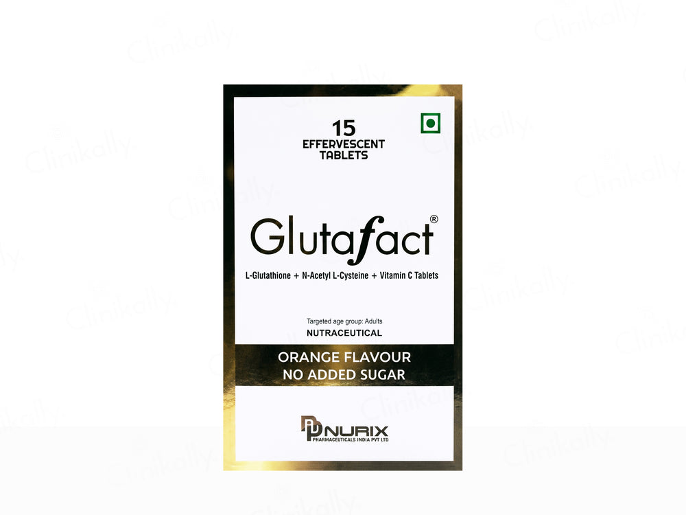 Glutafact Nutraceutical Effervescent Tablet - Orange Flavour