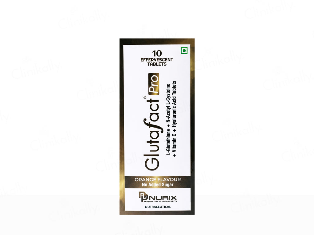 Buy Glutafact Pro Effervescent Nutraceutical Tablet - Orange Flavour Online at Best Price
