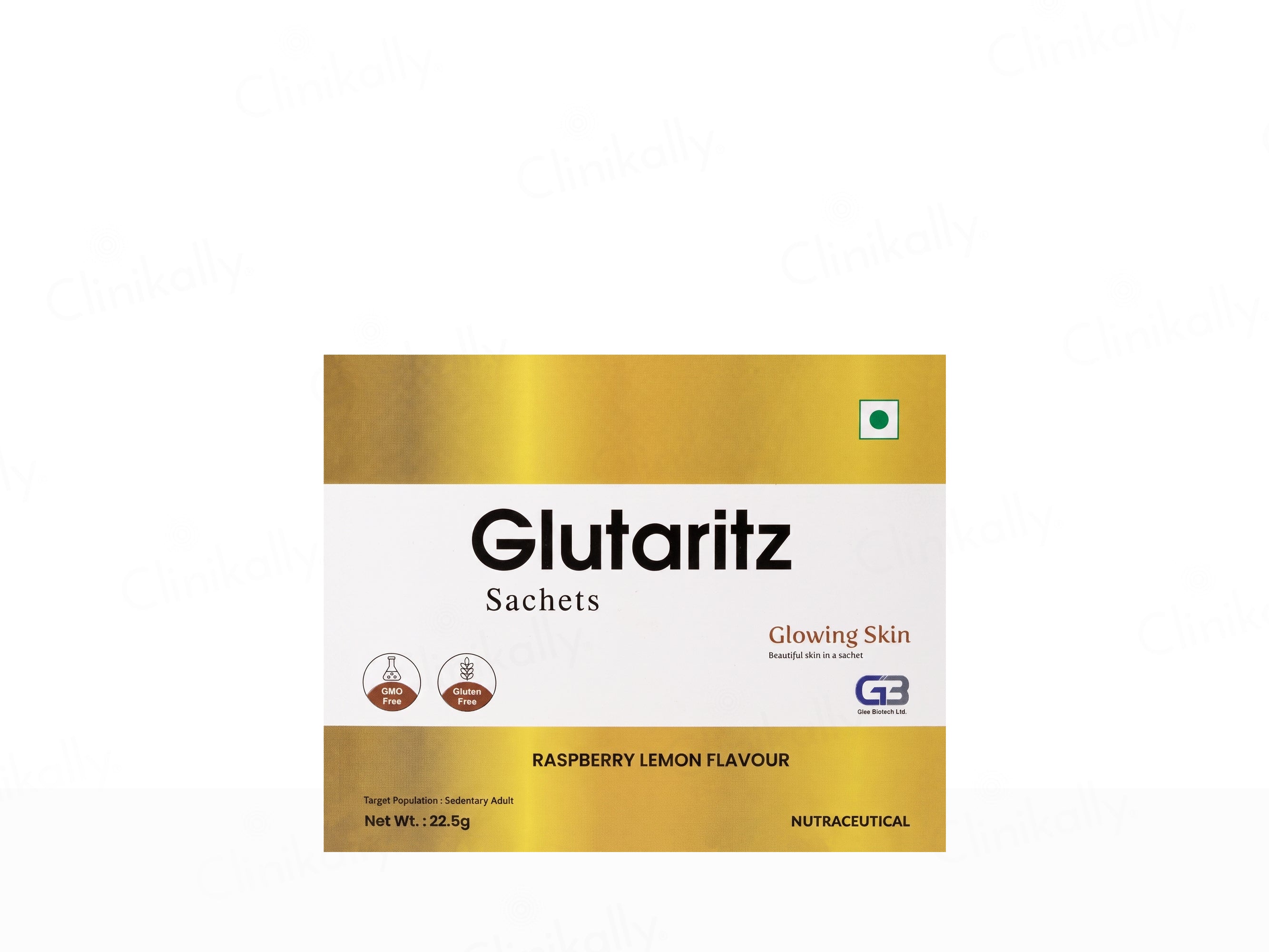 Glutaritz Glowing Skin Nutraceutical Sachet - Raspberry Lemon Flavour