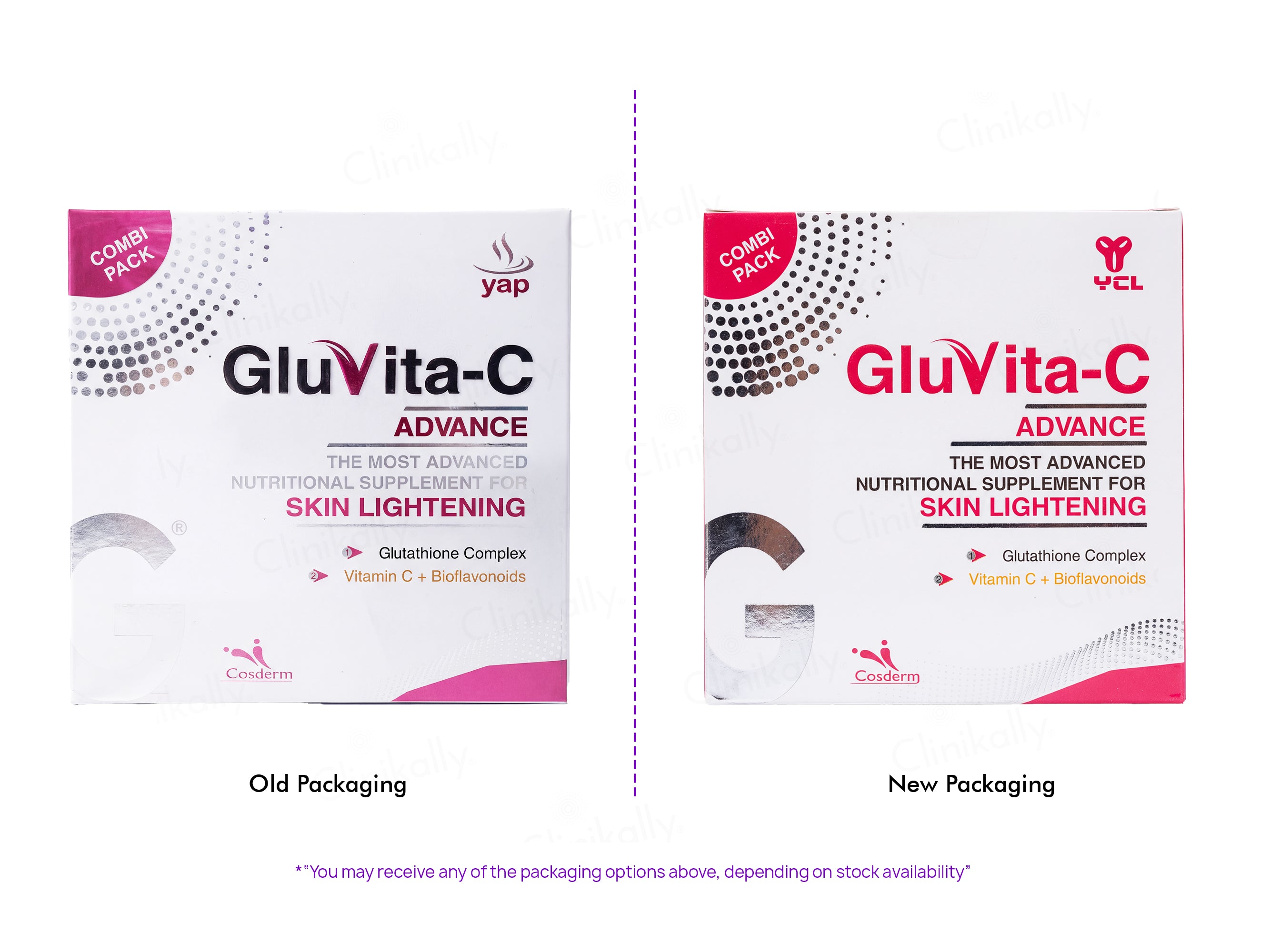 Gluvita-C Advance Skin Lightening Nutritional Supplement Kit