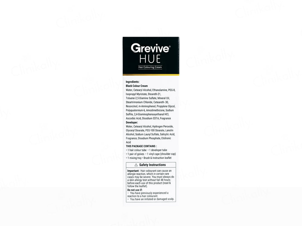 Grevive Hue Hair Colouring Cream (Black)