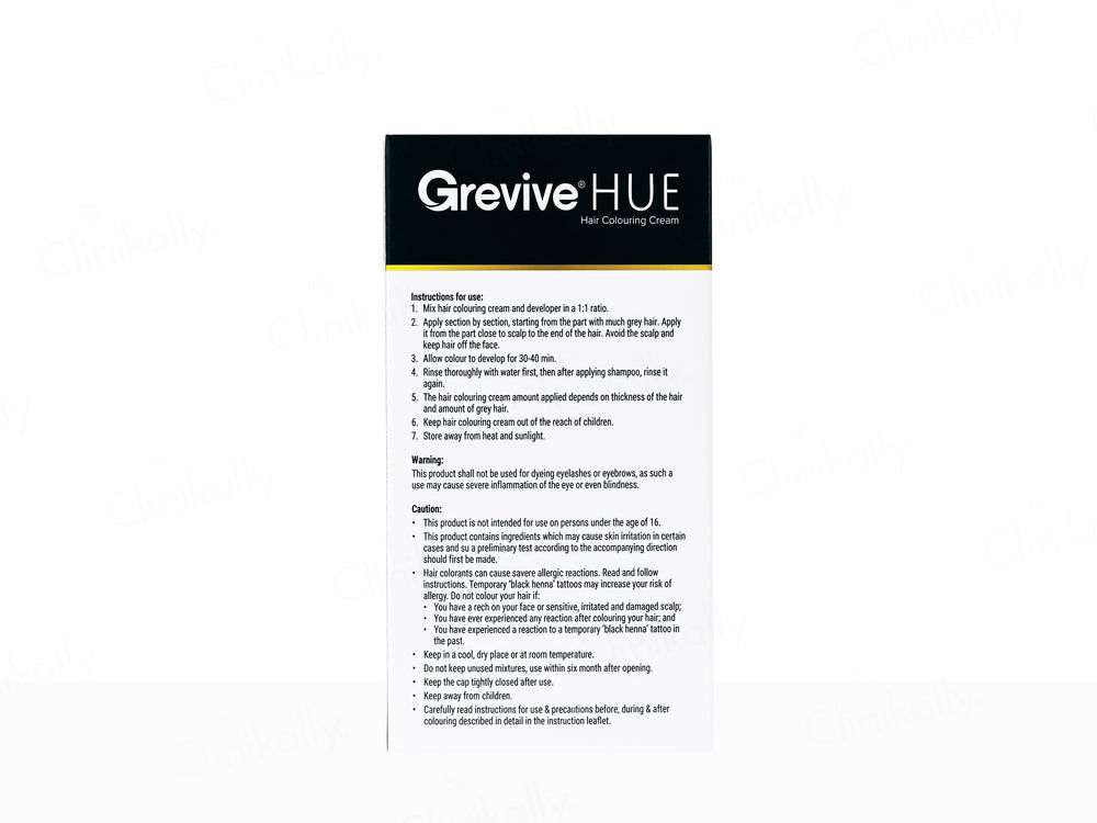 Grevive Hue Hair Colouring Cream (Black)