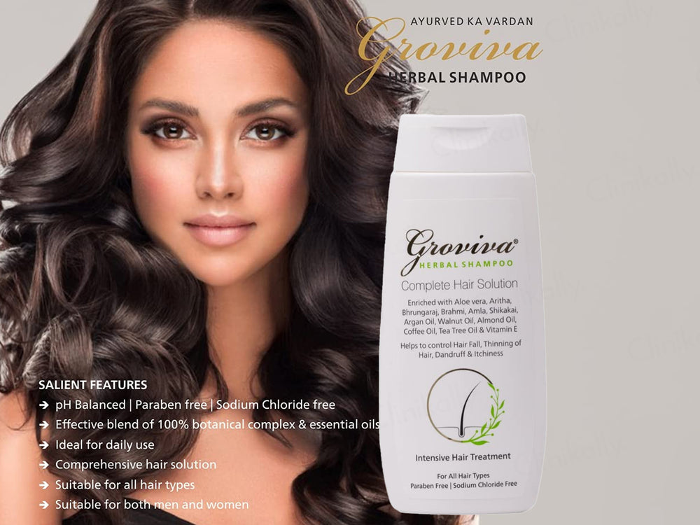 Groviva Complete Hair Solution Herbal Shampoo