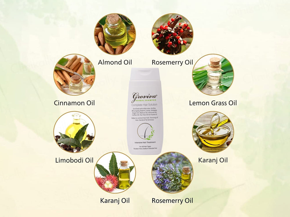 Groviva Complete Hair Solution Herbal Shampoo