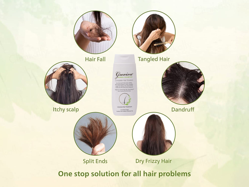 Groviva Complete Hair Solution Herbal Shampoo