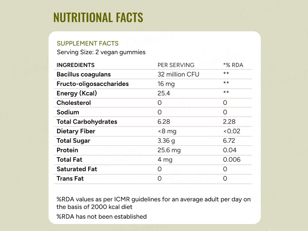 Gut & Beyond IBS Relief Gummies - Lemon Flavour