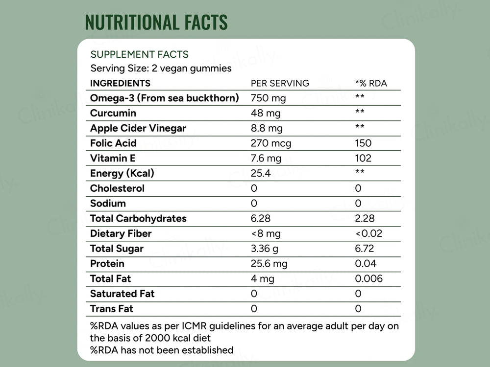 Gut & Beyond Omega-3 Fatty Acids Gummies - Coffee Flavour