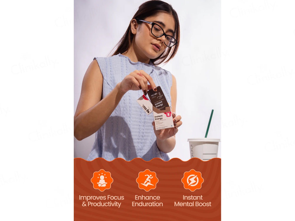 HII Health Inside It Instant Energy Oral Strip - Chocolate Flavour