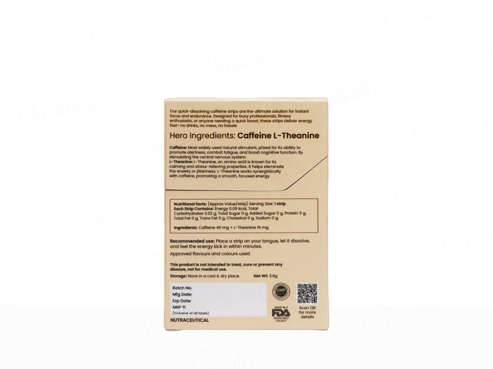 HII Health Inside It Instant Energy Oral Strip - Chocolate Flavour