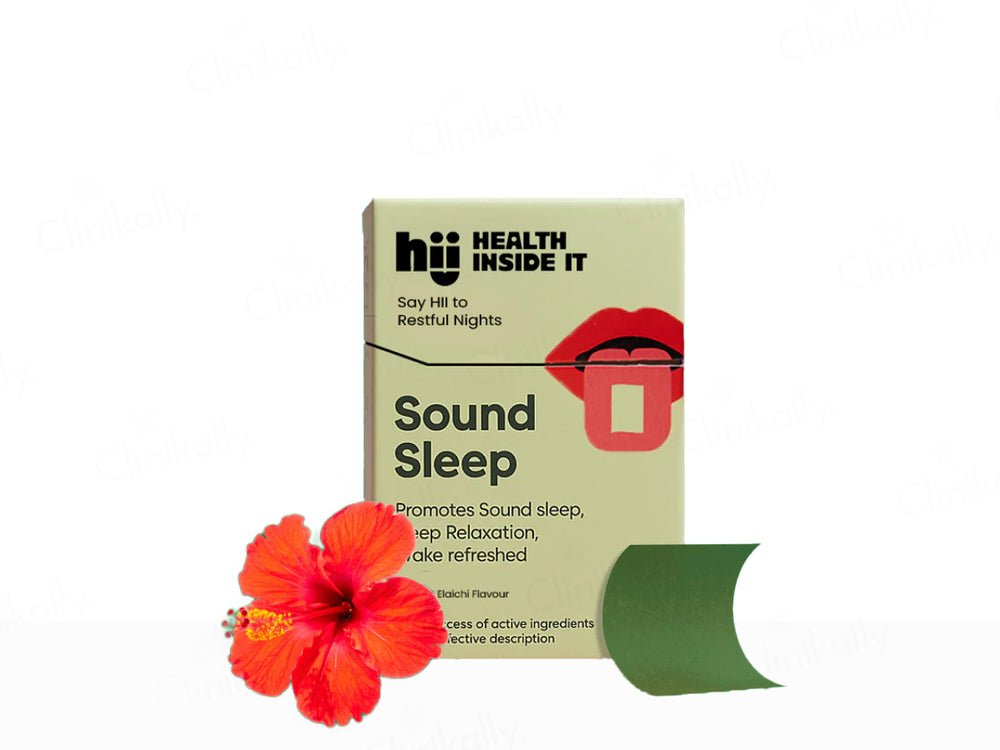 HII Health Inside It Sound Sleep Oral Strip - Elaichi Flavour