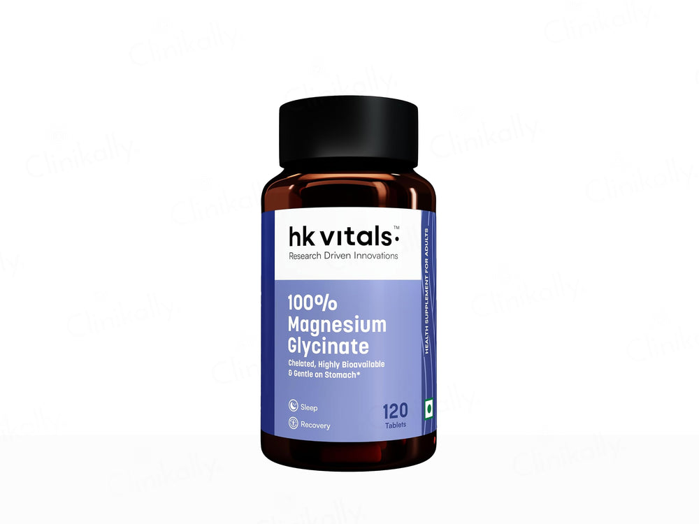 HK Vitals 100% Magnesium Glycinate Health Supplement Tablet