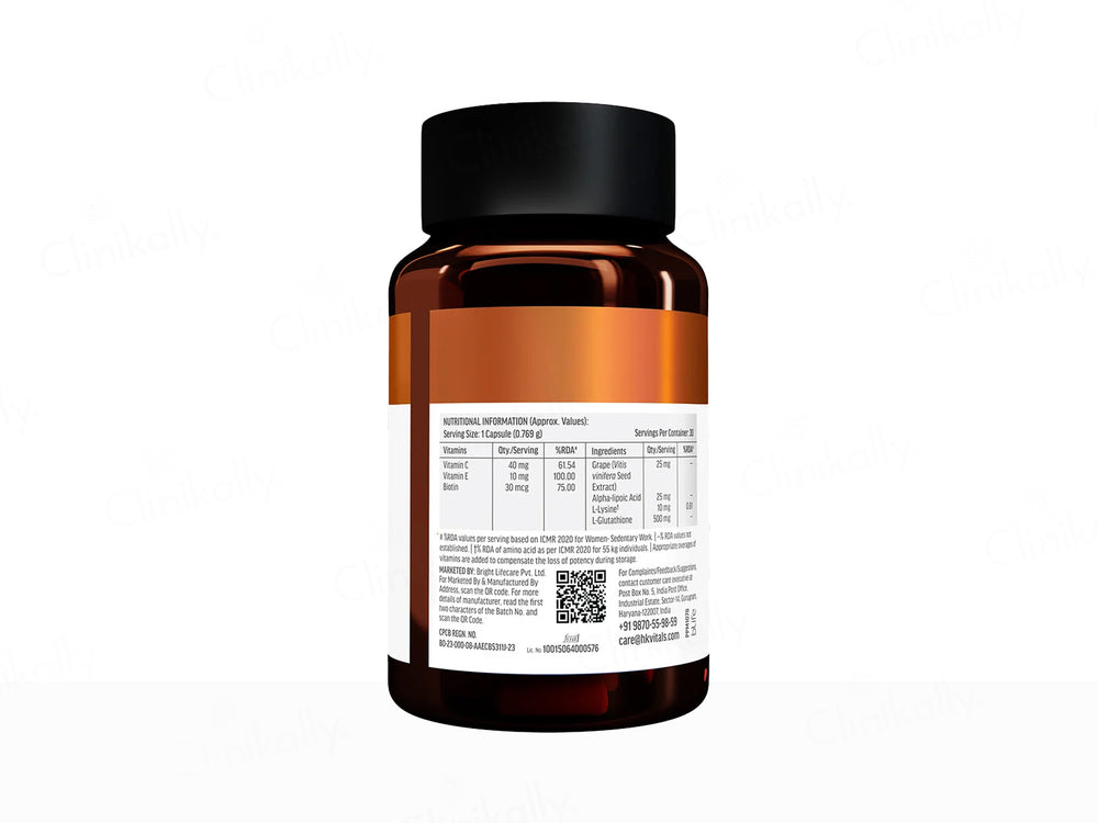 HK Vitals Glutathione With Vitamin C & E Capsule