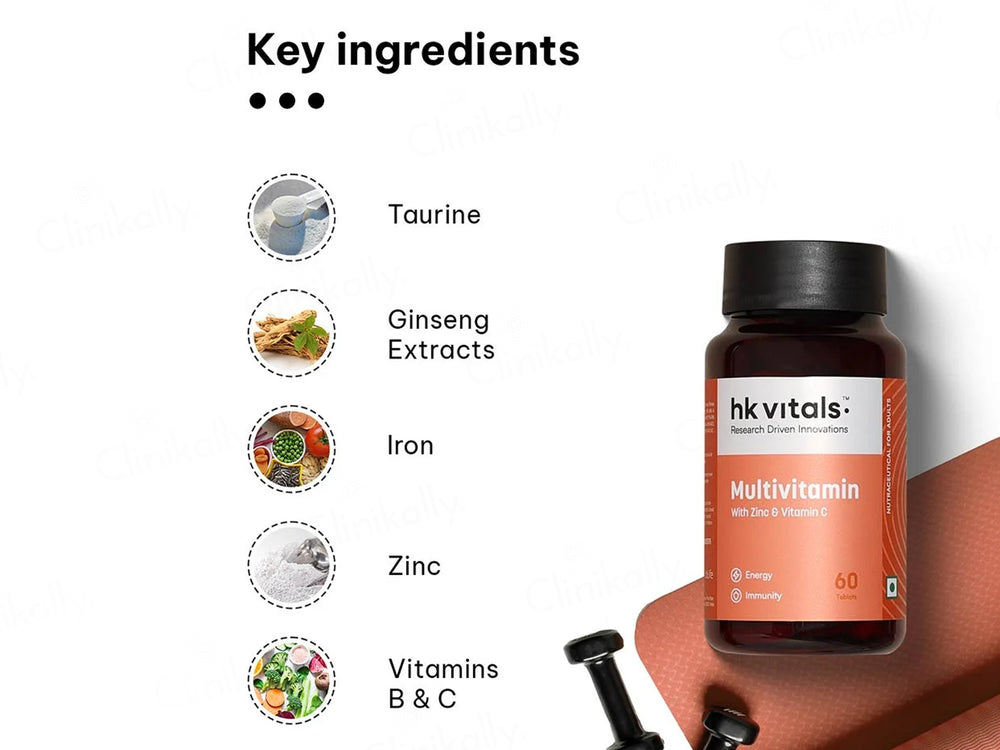 HK Vitals Multivitamin With Zinc & Vitamin C Tablet