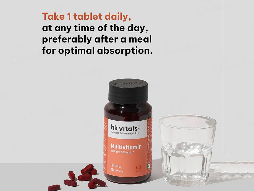 HK Vitals Multivitamin With Zinc & Vitamin C Tablet
