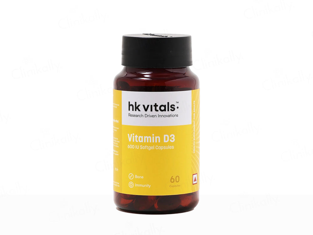 HK Vitals Vitamin D3 Soft Gelatin Capsule