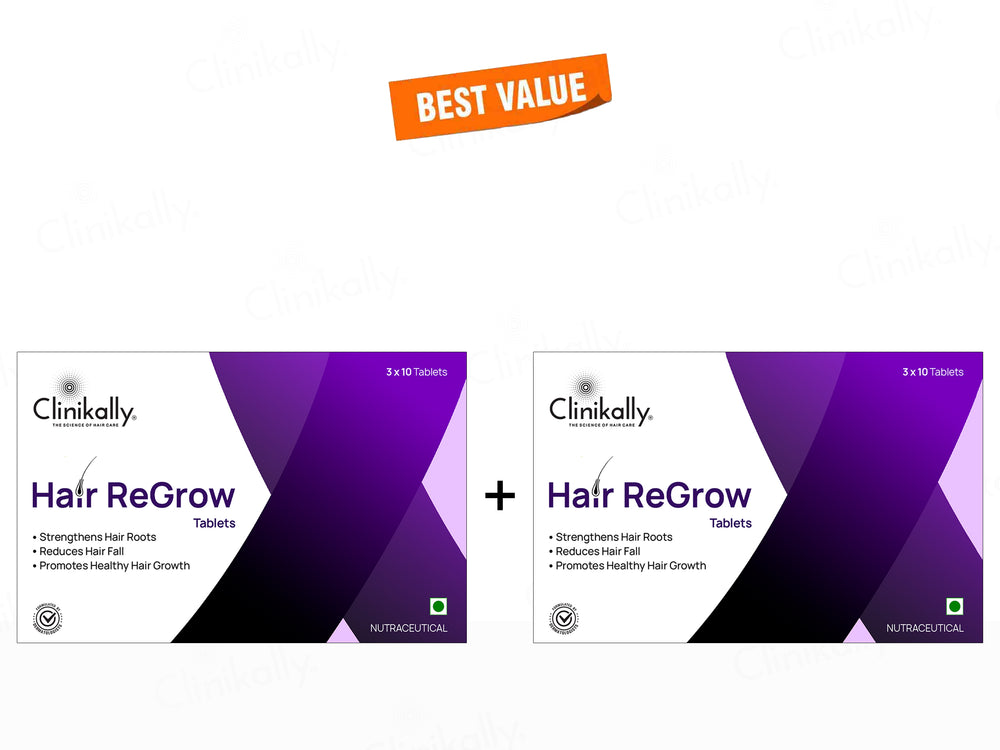 Clinikally Hair ReGrow Nutraceutical Tablet