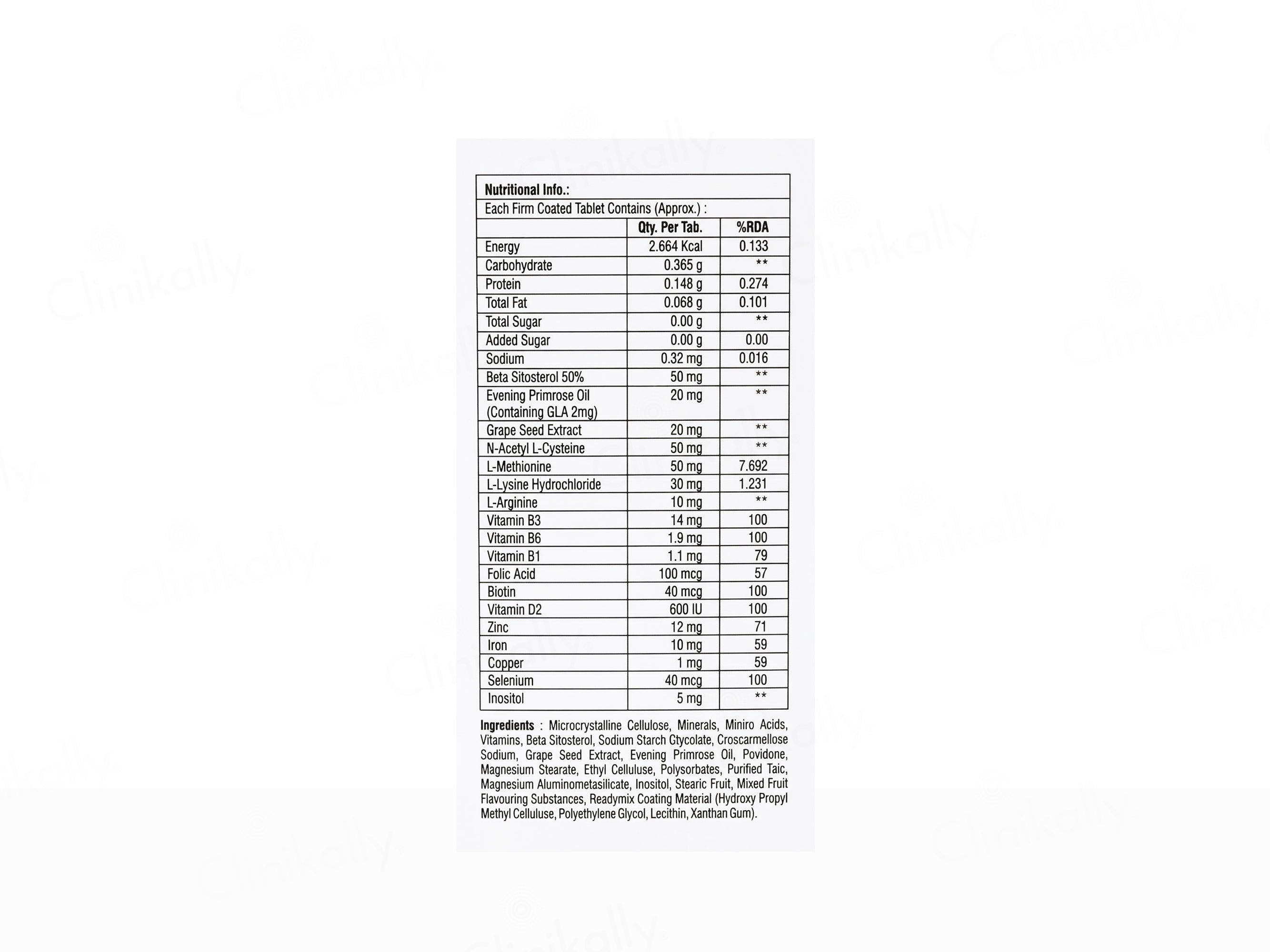 HairTop Men Nutraceutical Tablet