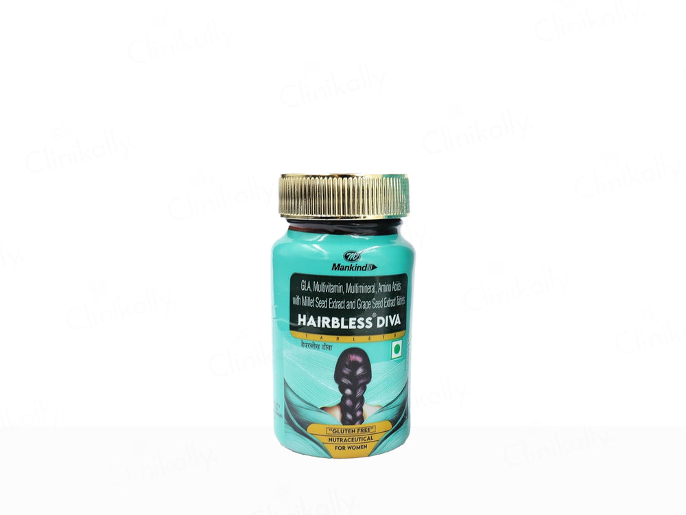 Hairbless Diva Nutraceutical Tablet For Women (Bottle)