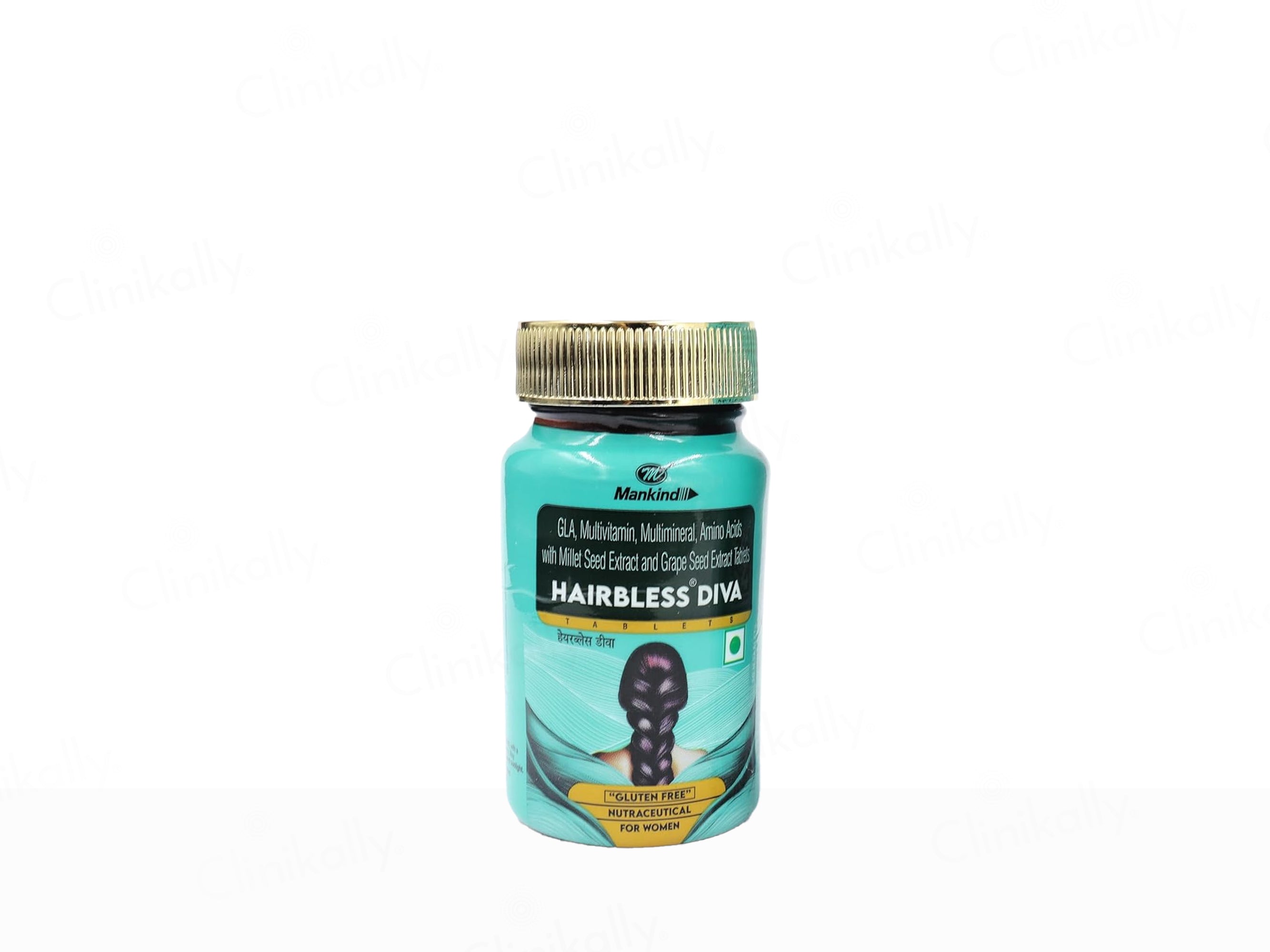 Hairbless Diva Nutraceutical Tablet For Women (Bottle)