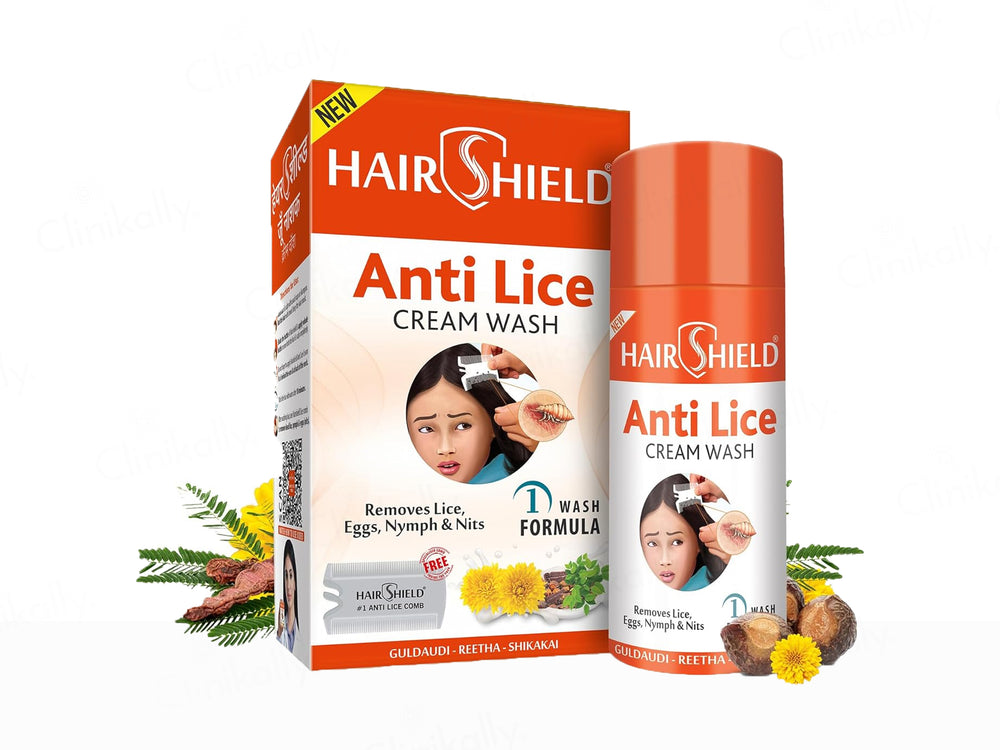 Hairshield Anti Lice Hair & Scalp Cream Wash