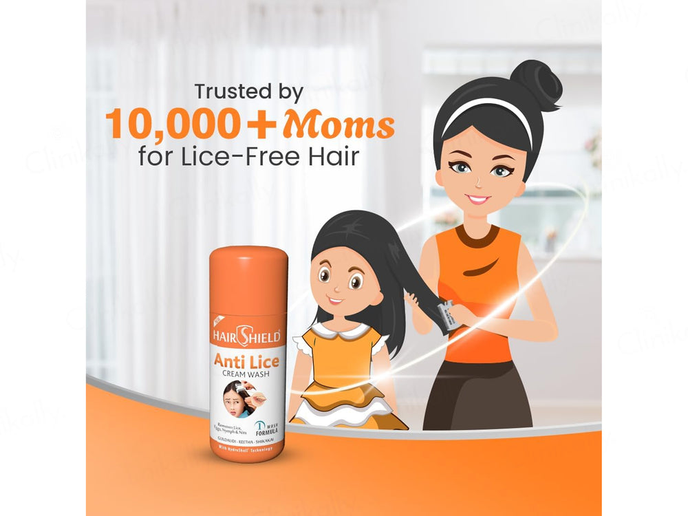 Hairshield Anti Lice Hair & Scalp Cream Wash