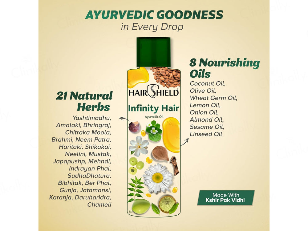Hairshield Infinity Hair Ayurvedic Oil
