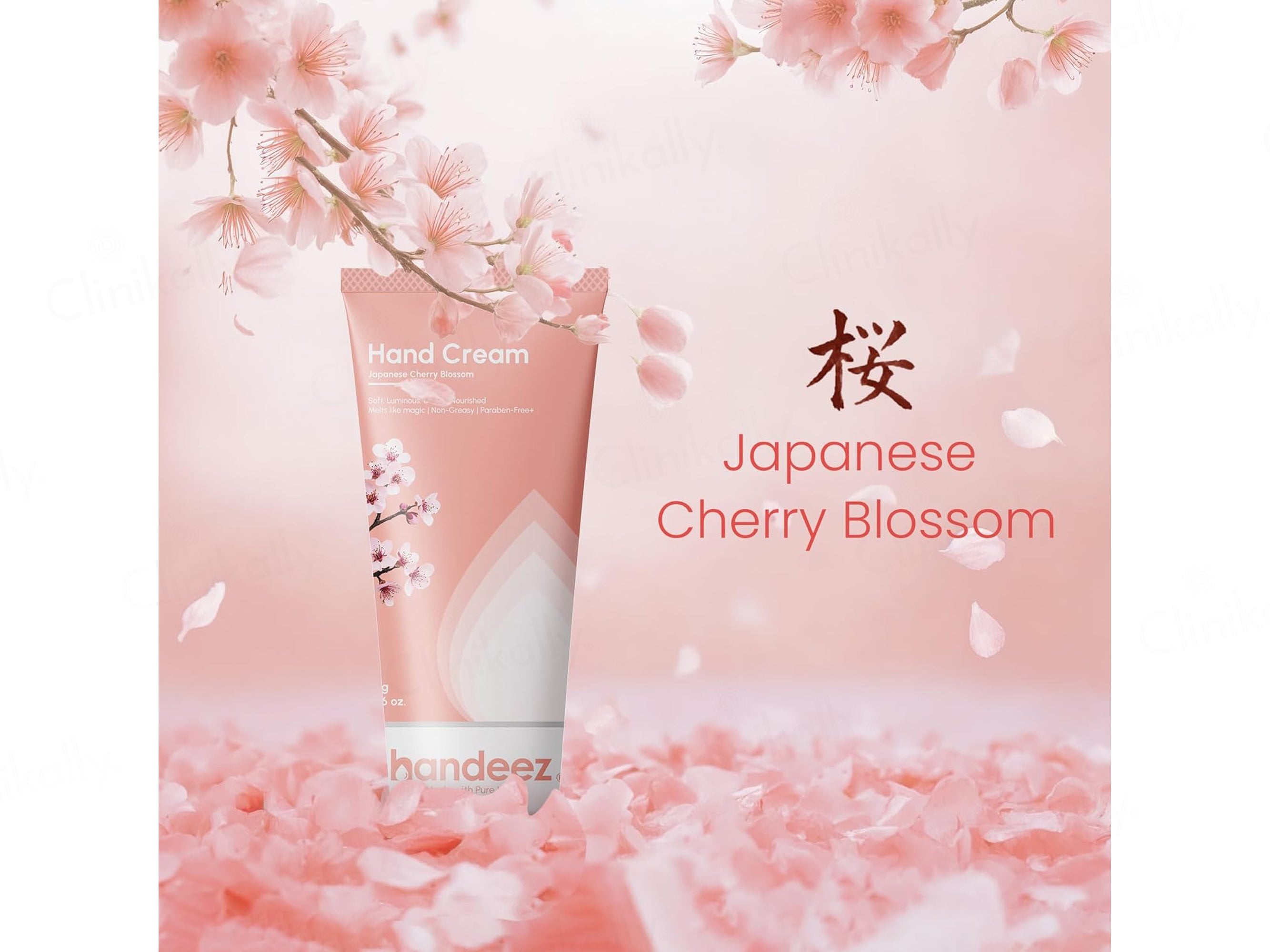 Buy Handeez Japanese Cherry Blossom Hand Moisturiser Cream Online