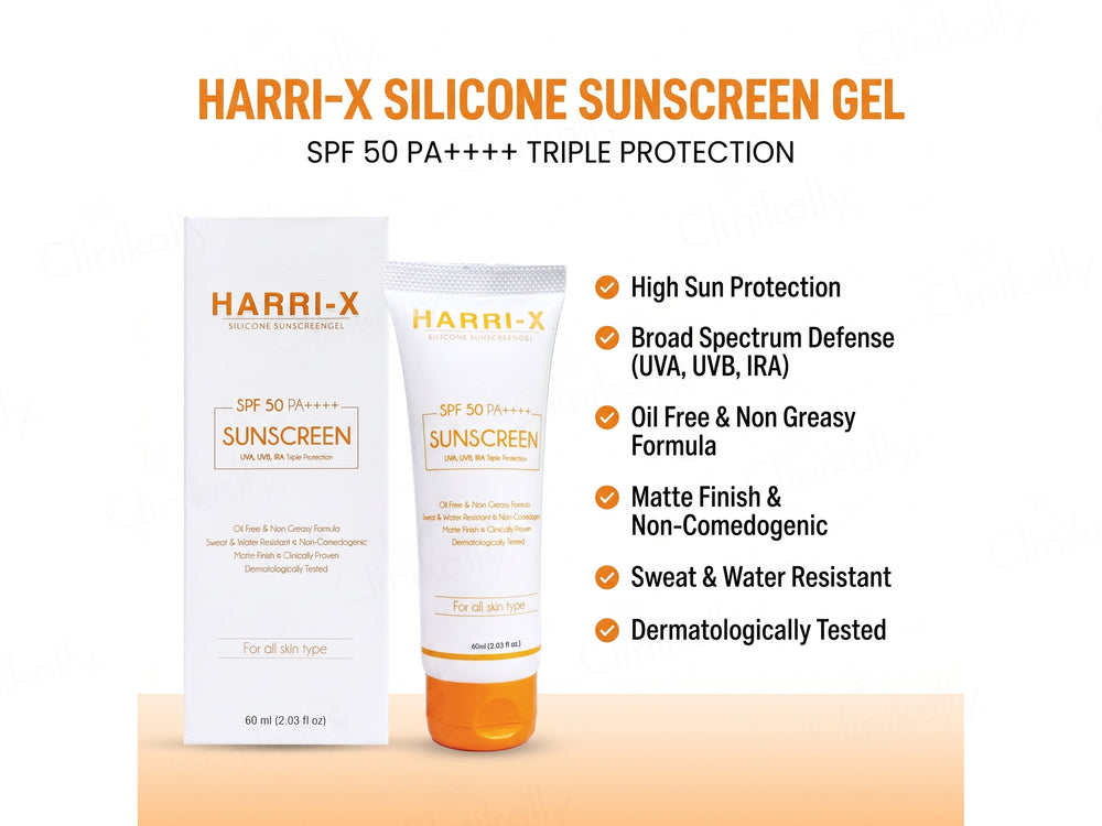 Harri-X Silicone Sunscreen Gel SPF 50 PA++++
