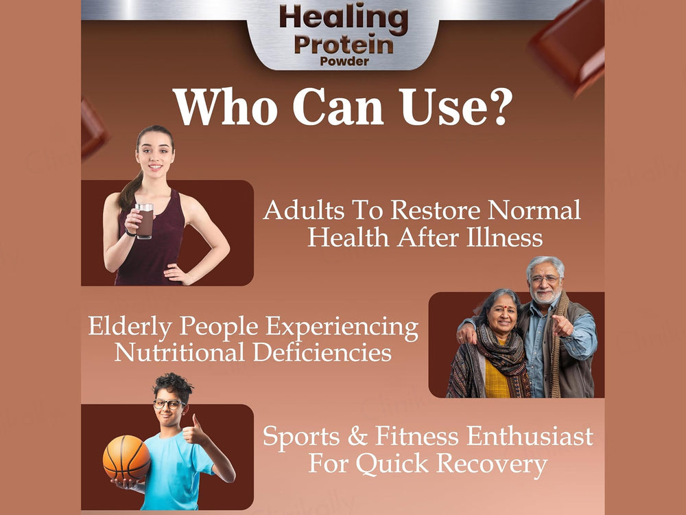 Healing Protein Nutraceutical Powder With Vitamins & Minerals - Chocolate Flavour