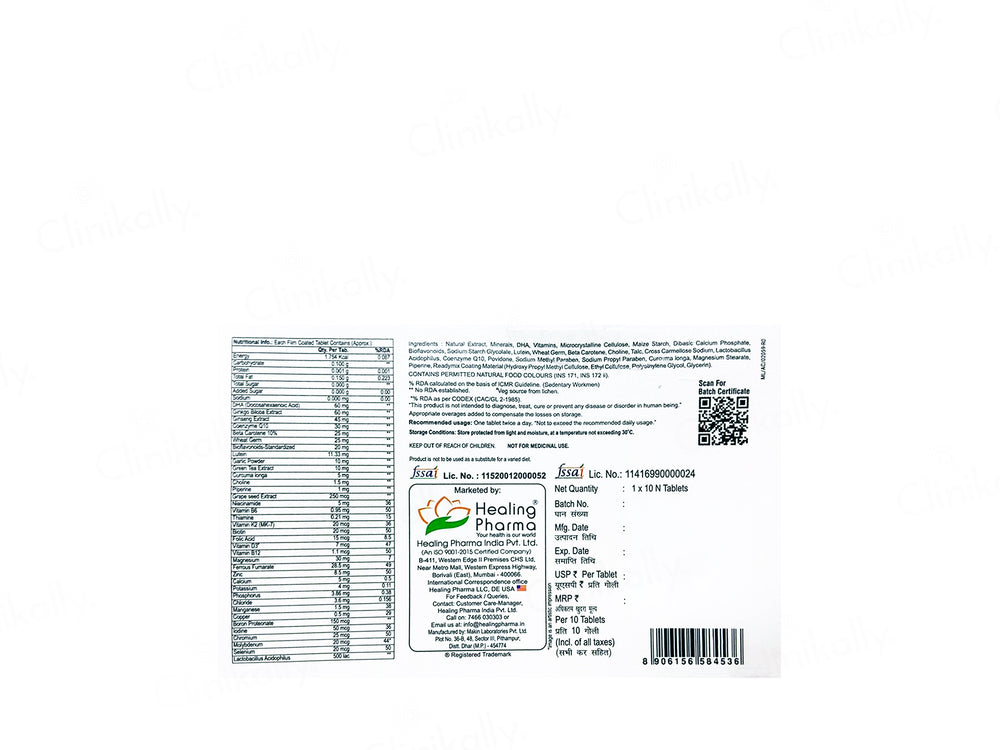 Healvital 5G Nutraceutical Tablet