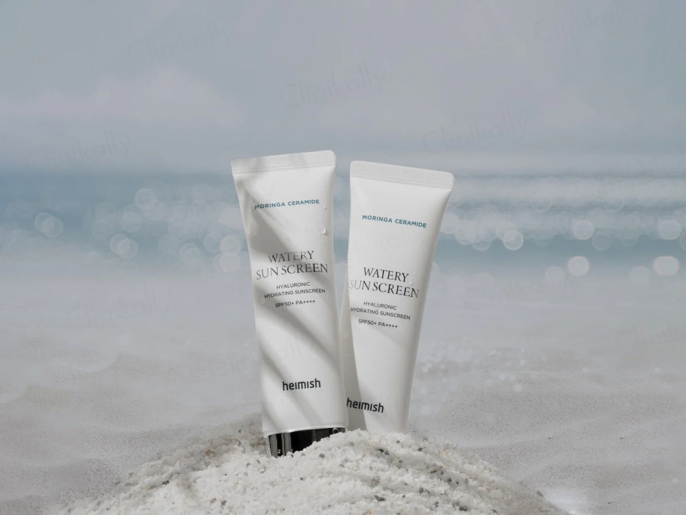 Heimish Moringa Ceramide Hyaluronic Hydrating Watery Sunscreen SPF 50+ PA++++