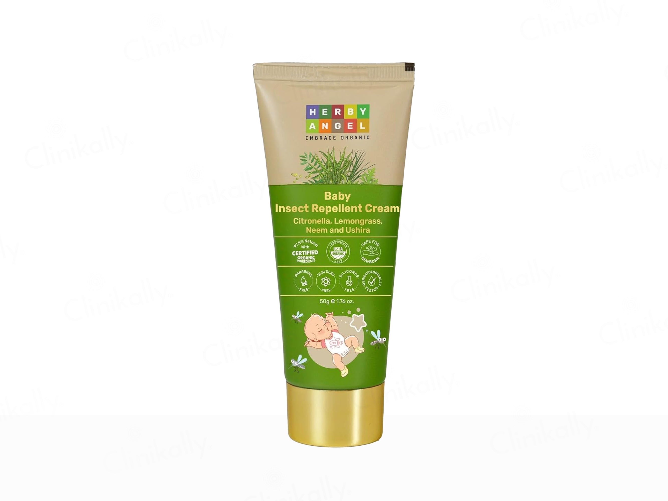Herby Angel Baby Insect Repellent Cream