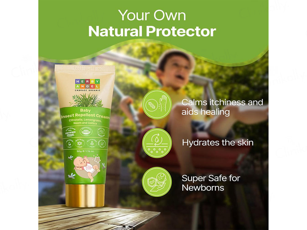 Herby Angel Baby Insect Repellent Cream
