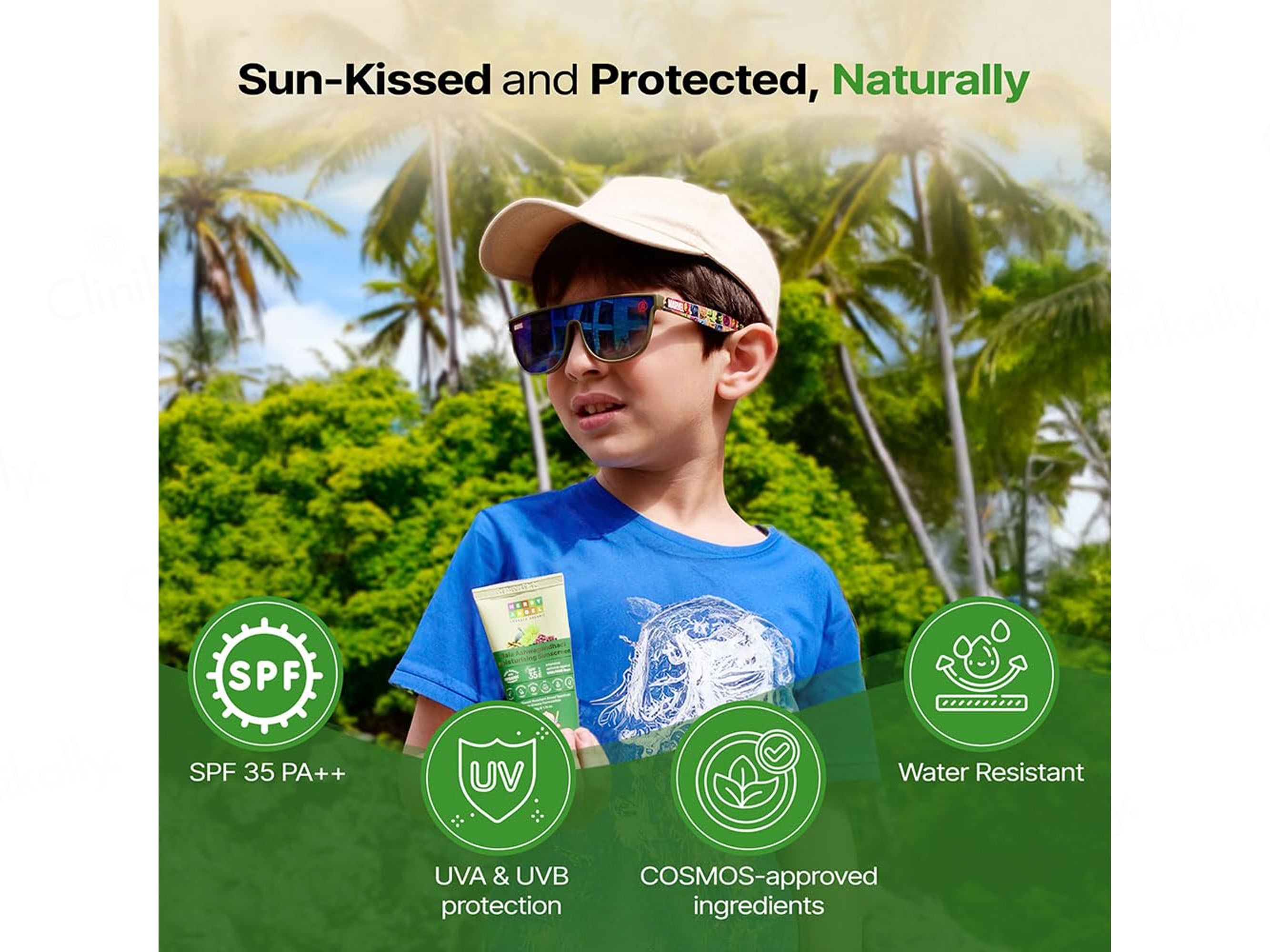 Herby Angel Bala Ashwagandhadi Moisturising Sunscreen SPF 35 PA++ For Babies