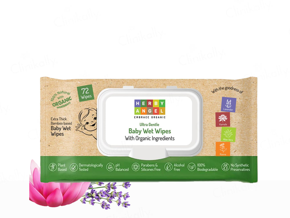 Herby Angel Ultra-Gentle Wet Wipes For Babies
