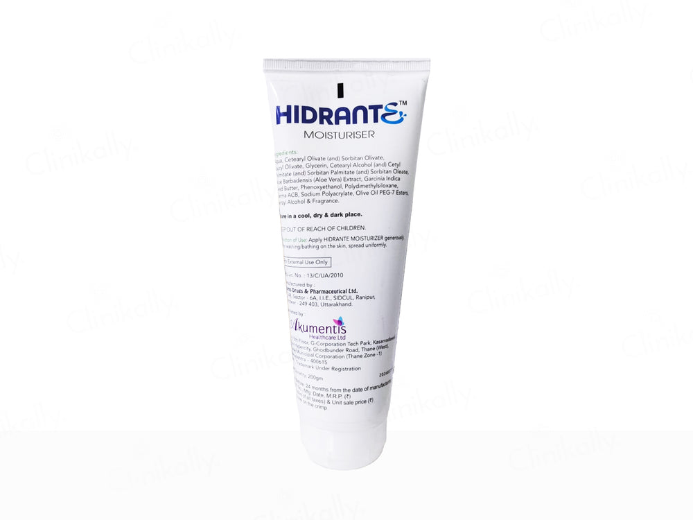 Hidrante Moisturiser For Sensitive, Itchy & Dry Skin