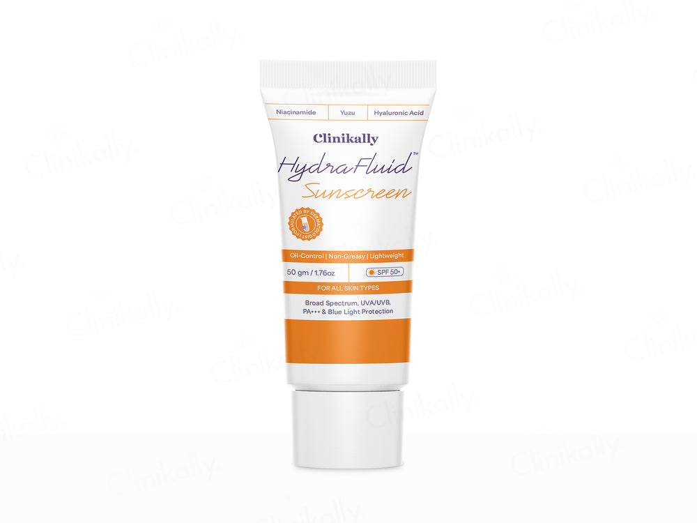 Clinikally HydraFluid Niacinamide Oil-Control Sunscreen SPF 50+ PA+++