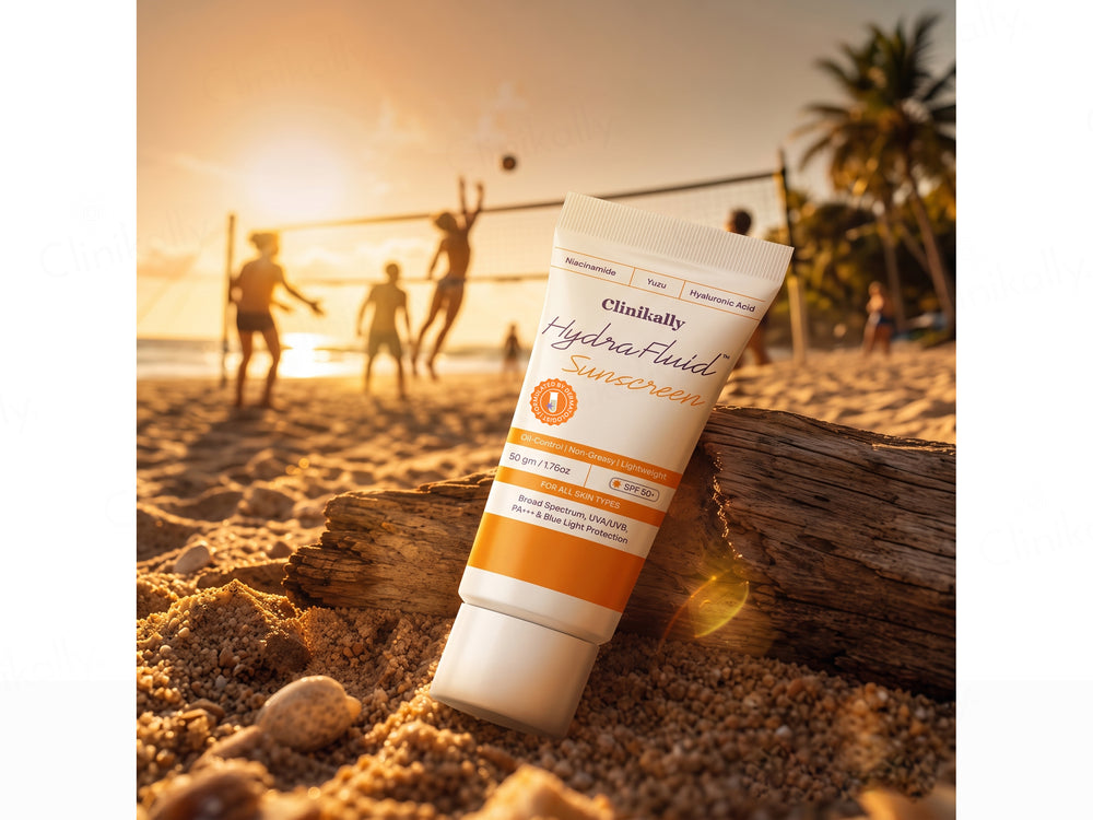 Clinikally HydraFluid Niacinamide Oil-Control Sunscreen SPF 50+ PA+++
